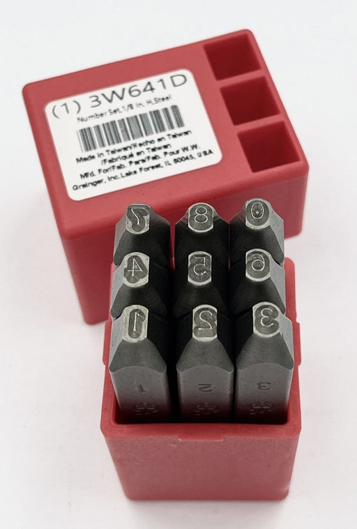Hand Stamp Kit Number Set