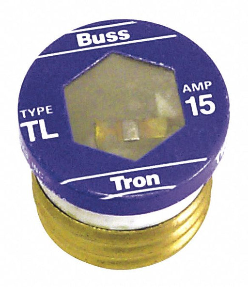PlugFuse 125VAC 15A 10kA Ind T PK4