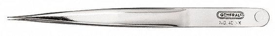 Industrial Tweezers SS Straight 4 1/2 L