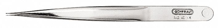 Industrial Tweezers SS Straight 4 1/2 L