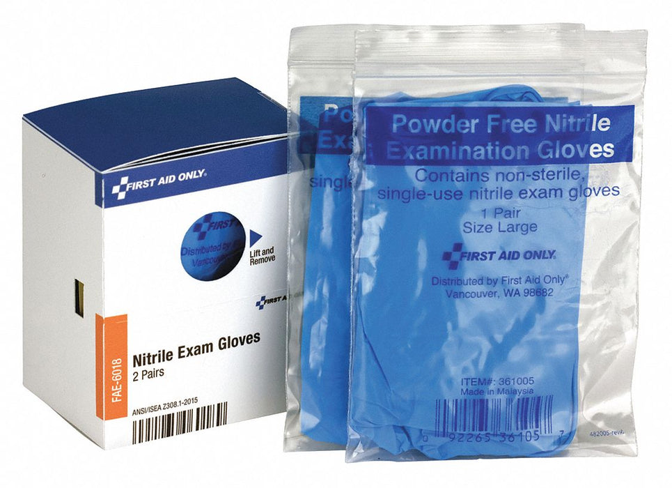 Disposable Gloves Nitrile Blue PK4