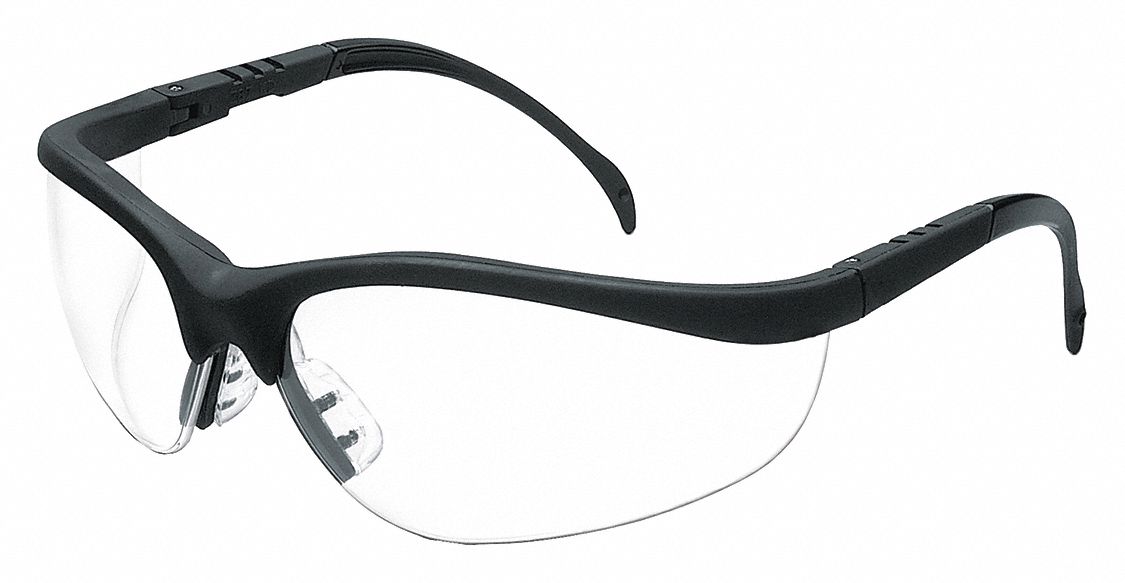 Safety Glasses Clear Anti-Fog Black