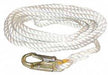 Positioning Lanyard White Fixed