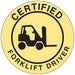 Hard Hat Emblem Label English
