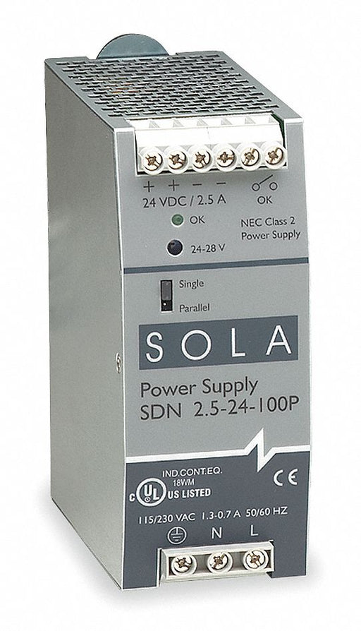 DC Power Supply 24VDC 2.5A 47-63Hz