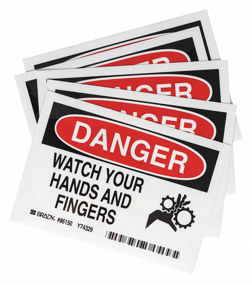 Label 3 1/2 inx5 in Polyester PK5