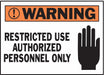 Sign 3 1/2 inx5 in Polyester PK5