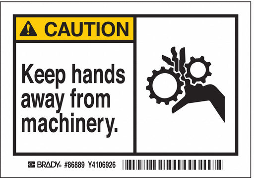 Label 3 1/2 inx5 in Polyester PK5