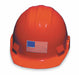 Hard Hat Label 2-1/8 in H 4 in W PK5