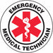 Hard Hat Label Vinyl Circle Red