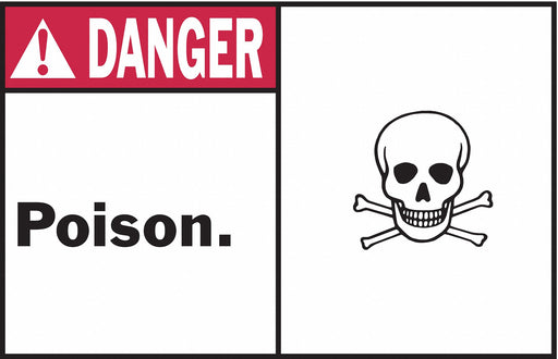 Sign 3 1/2 in x 5 in Polyester PK5
