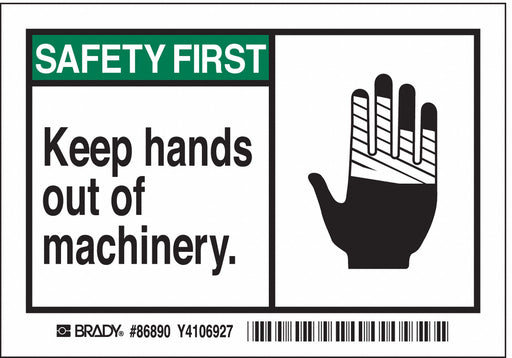 Label 3 1/2 inx5 in Polyester PK5