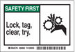 Label 3 1/2 inx5 in Polyester PK5