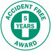 HardHatLabel Vinyl Circle Green PK4