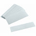HardHatLabel Rectangle Silver PK50
