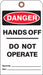 Danger Tag 7 in H 4 in W Cardstock PK25