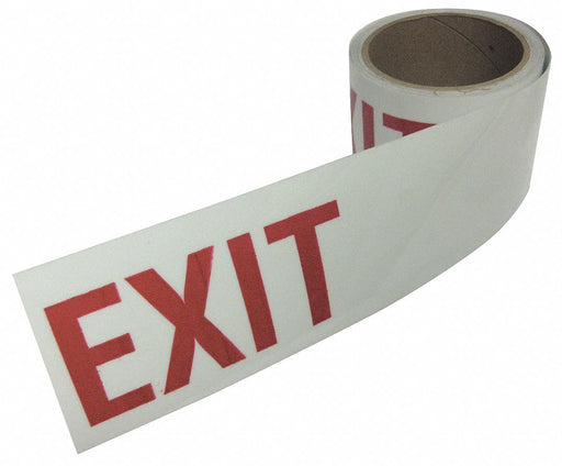 Floor Tape Red/White 3 inx15 ft Roll