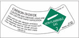 Gas Cylinder Shoulder Labl 2.25x6in PK10