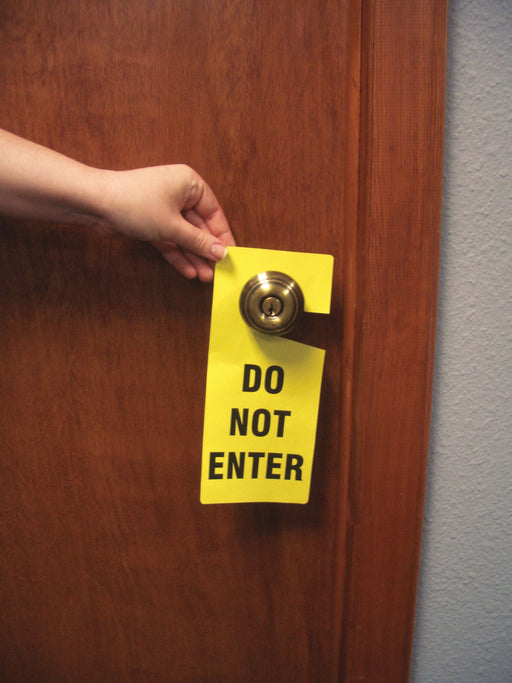 Door Knob Hanger Tag 9in H 4in W PK10