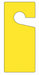 Tag Yellow Plastic 9inH 4inW PK10