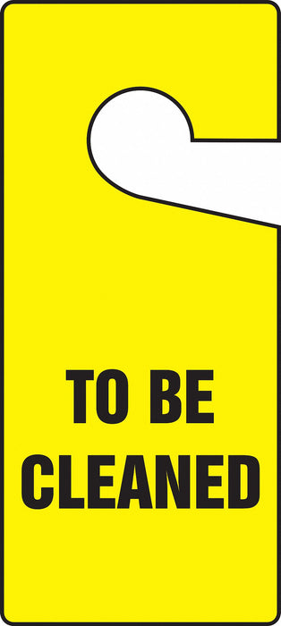 Tag Yellow Plastic 9inH 4inW PK10