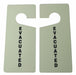Door Knob Hanger Tag 9in H 4in W PK10