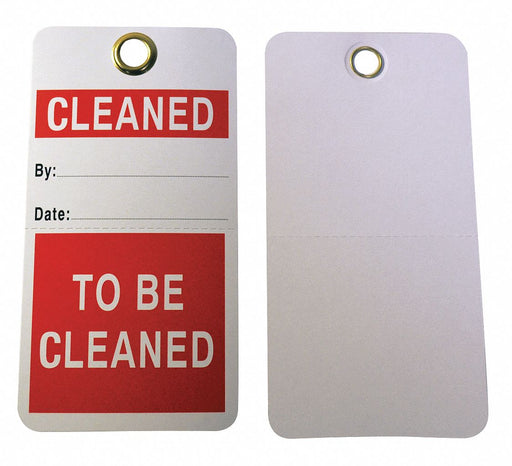 Tag White Cardstock 3inH 5-3/4inW PK25