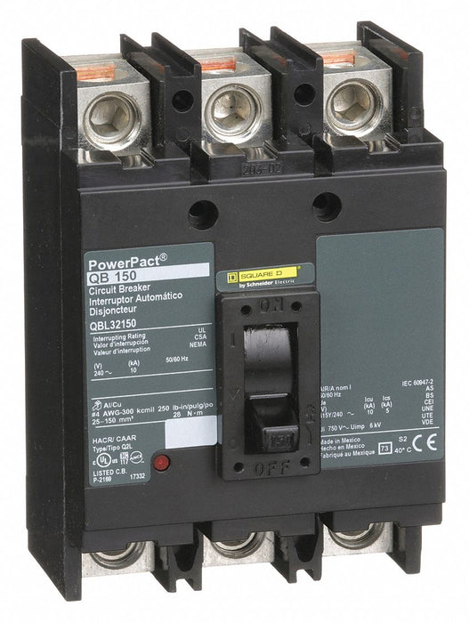 Circuit Breaker 150A 3P 240VAC QB