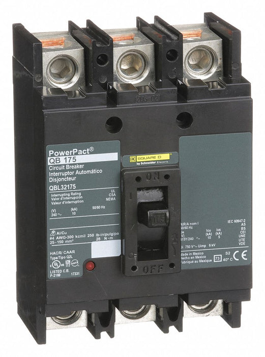Circuit Breaker 175A 3P 240VAC QB
