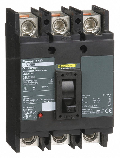 Circuit Breaker 200A 3P 240VAC QB