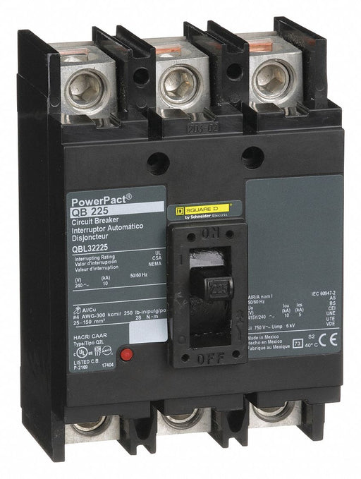 Circuit Breaker 225A 3P 240VAC QB