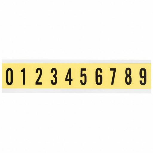 NumberLabelSet Vinyl 1-1/2inH 7/8inW