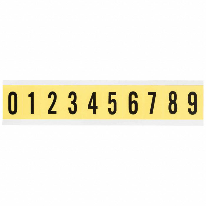 NumberLabelSet Vinyl 1-1/2inH 7/8inW