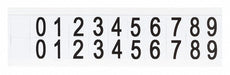 NumberLabelSet Vinyl 3/4inH 5/8inW PK25