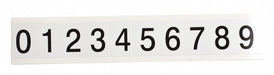 NumberLabelSet 1-1/2inH 1-1/4inW PK25