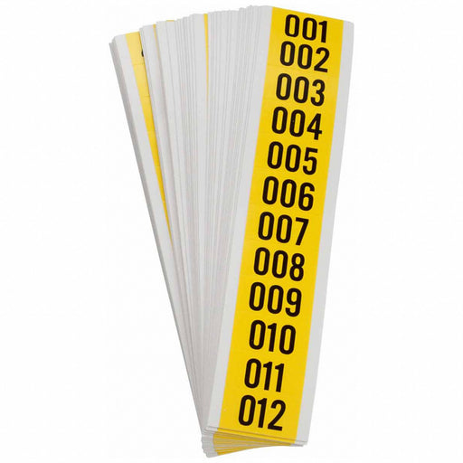 NumberLabelSet Vinyl 3/4inH 1-1/2inW