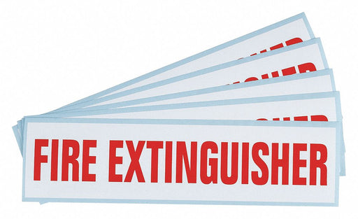Vinyl Label 2 1/4 in x 9 in Vinyl PK5