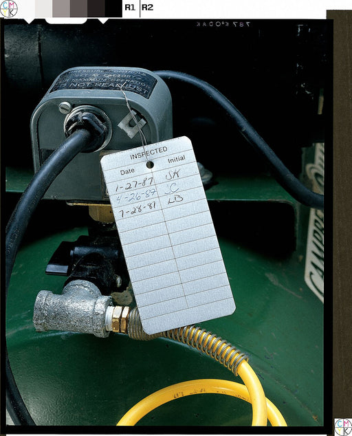 Tag White Aluminum 2inH 4inW PK25