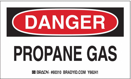 Gas Cylinder Label 3in x 5in Paper PK10