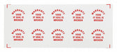 Calibration Label Red/White PK200