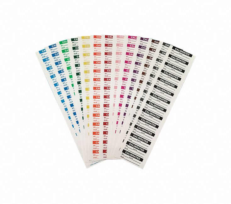 Calibration Label Color Pack ENG PK182