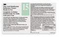 Secondary Label Black Green/White PK12