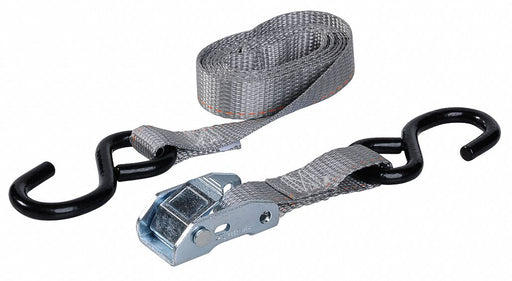M6922 Tie Down Strap S-Hook Black PK2