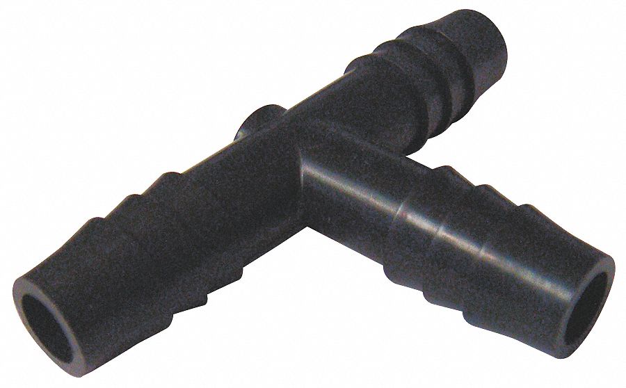 Tee PVDF Barbed5/8in PK5