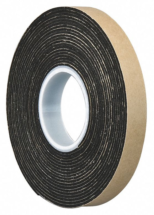 Foam Tape Black 5 yd L 2 in W
