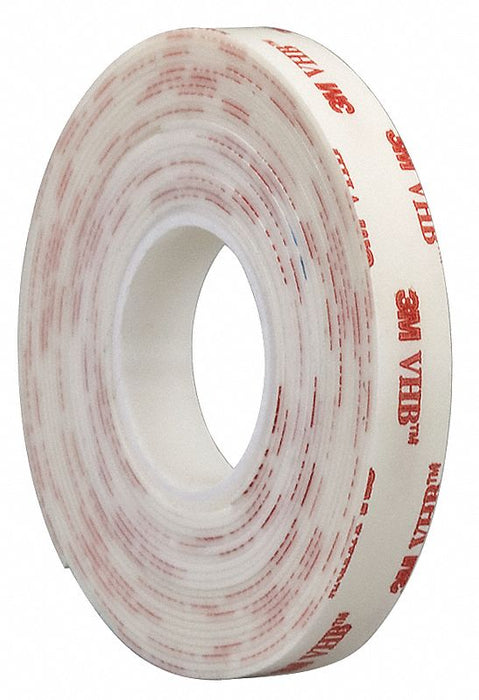 Foam Tape White 5 yd L 3/4 in W