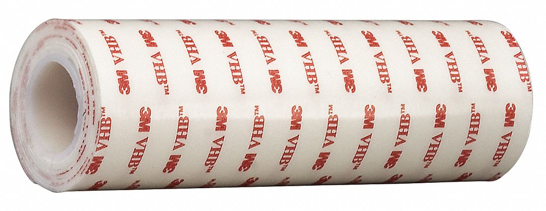 Foam Tape White 1 yd L 12 in W
