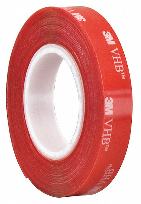 Foam Tape Transparent 5 yd L 3/4 in W