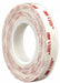 Foam Tape White 5 yd L 1/2 in W