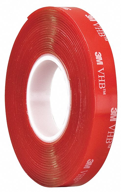 Foam Tape Transparent 5 yd L 3/4 in W